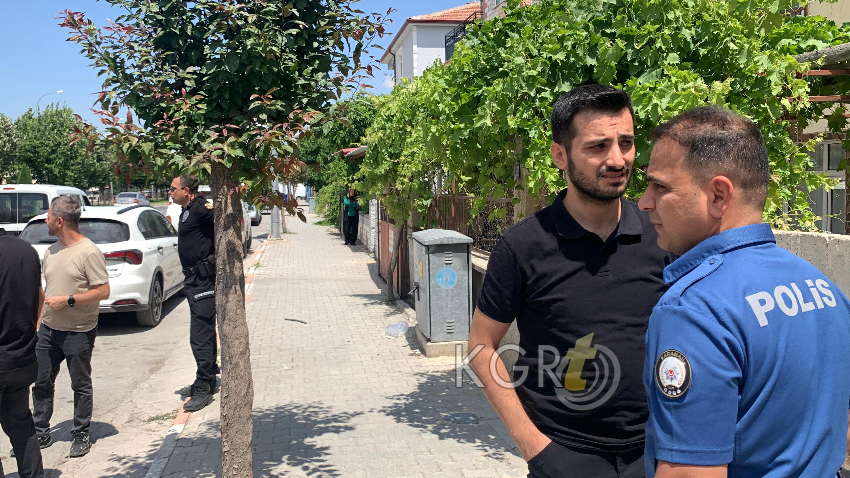 Karamanda Elektrik Akimina Kapilan Elektrikci Hastanelik Oldu4