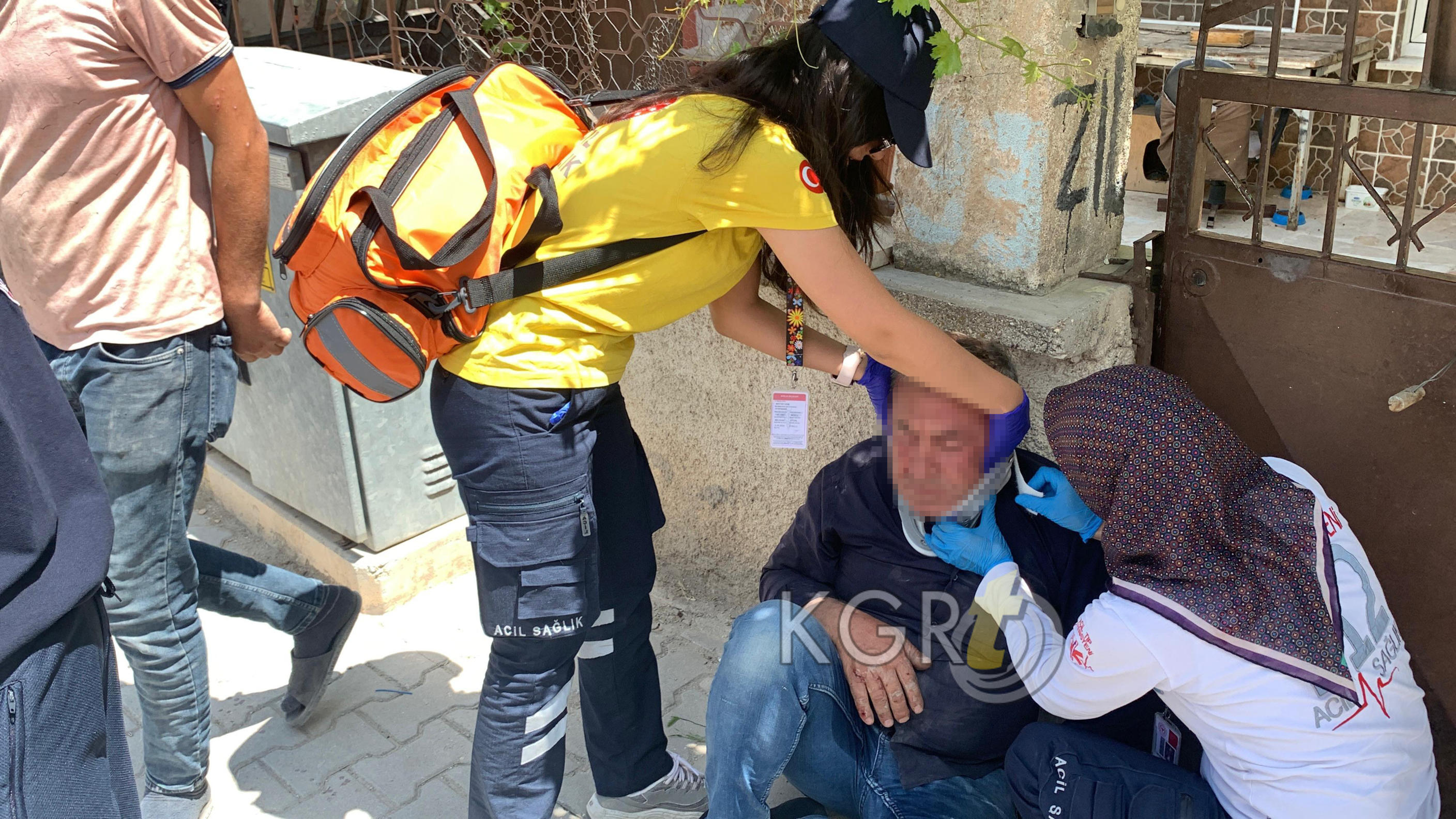 Karamanda Elektrik Akimina Kapilan Elektrikci Hastanelik Oldu8