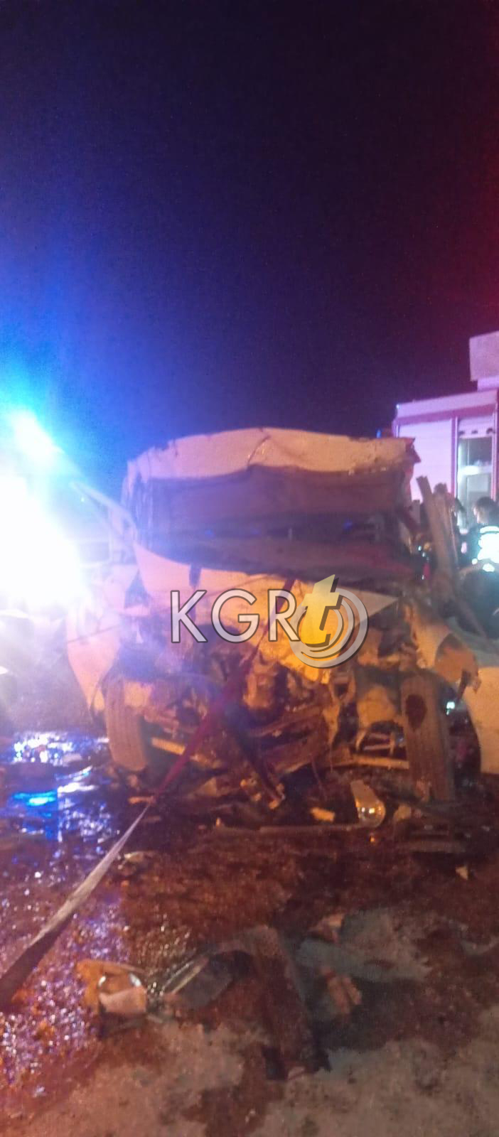Karamanda Feci Kazada Surucu Aracta Sikisti 1 Yarali0 (1)