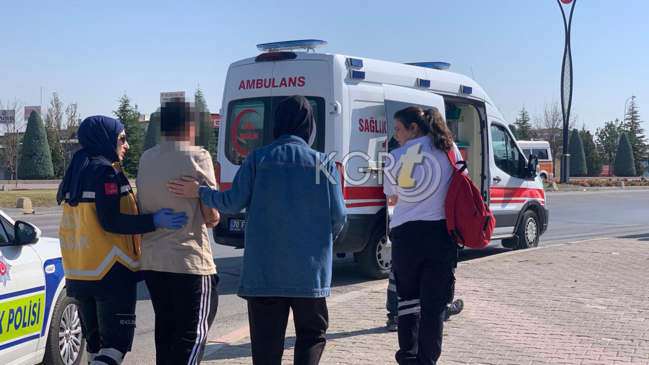 Karamanda Otomobille Bisiklet Carpisti 1 Cocuk Yarali1