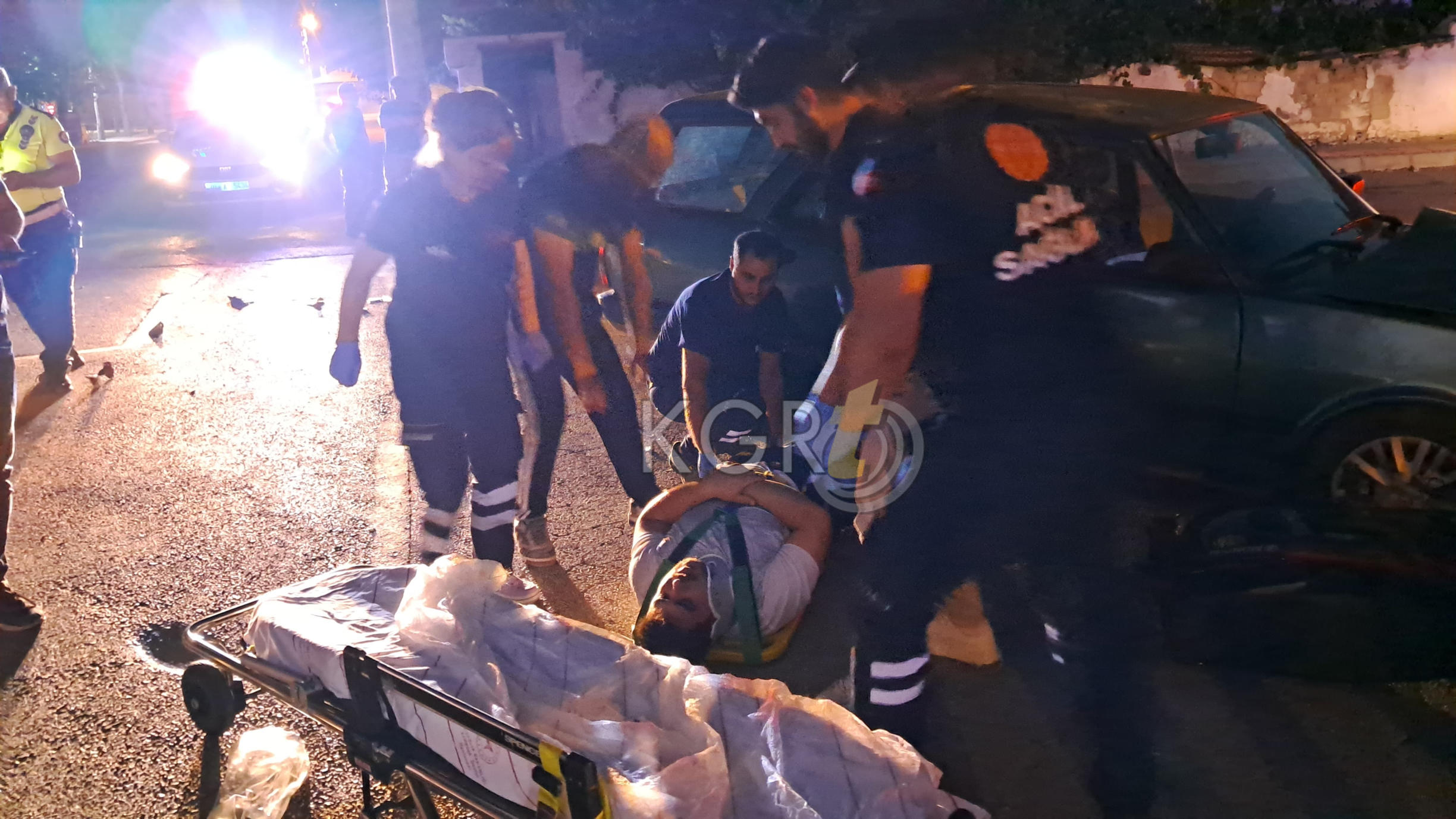 Karamanda Otomobille Carpisan Motosikletteki Anne Ogul Yaralandi11