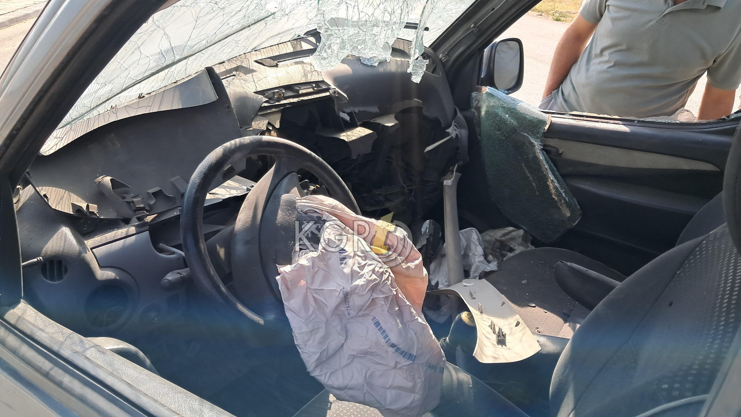 Karamanda Otomobille Hafif Ticari Arac Carpisti 1 Yarali2