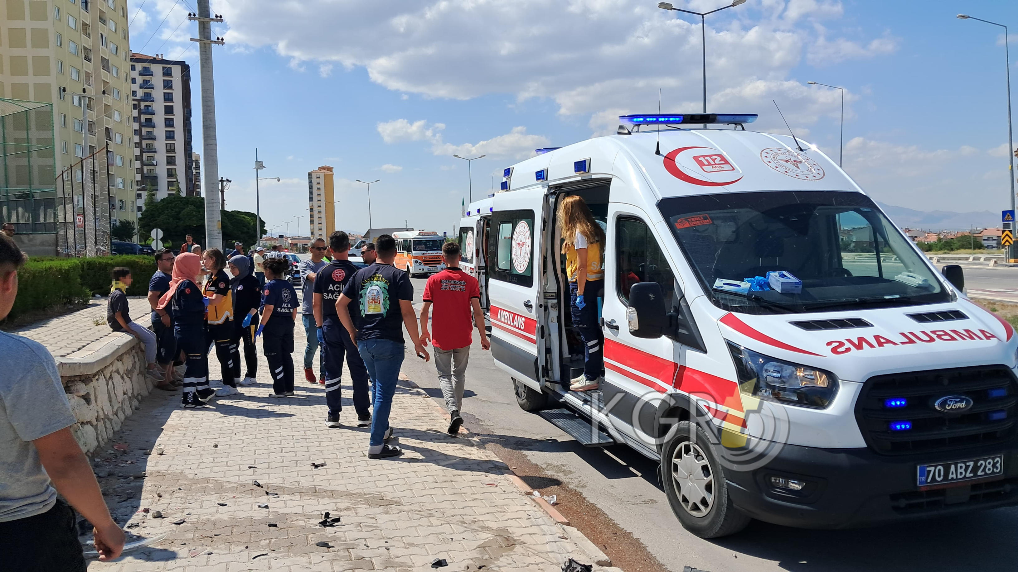 Karamanda Otomobiller Carpisti 1I Cocuk 3 Yarali0