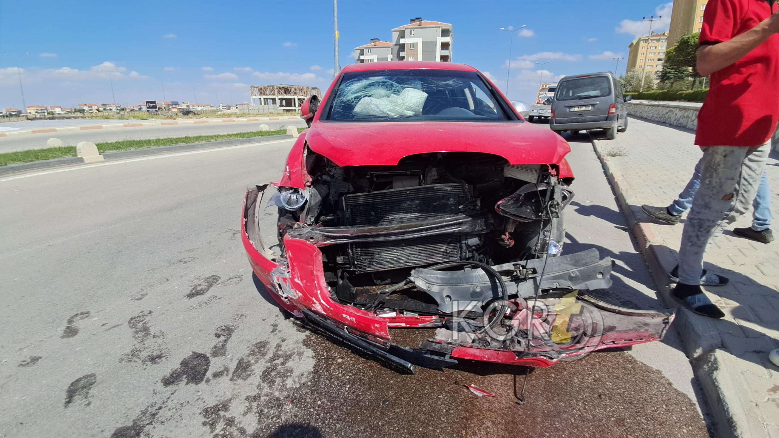 Karamanda Otomobiller Carpisti 1I Cocuk 3 Yarali16
