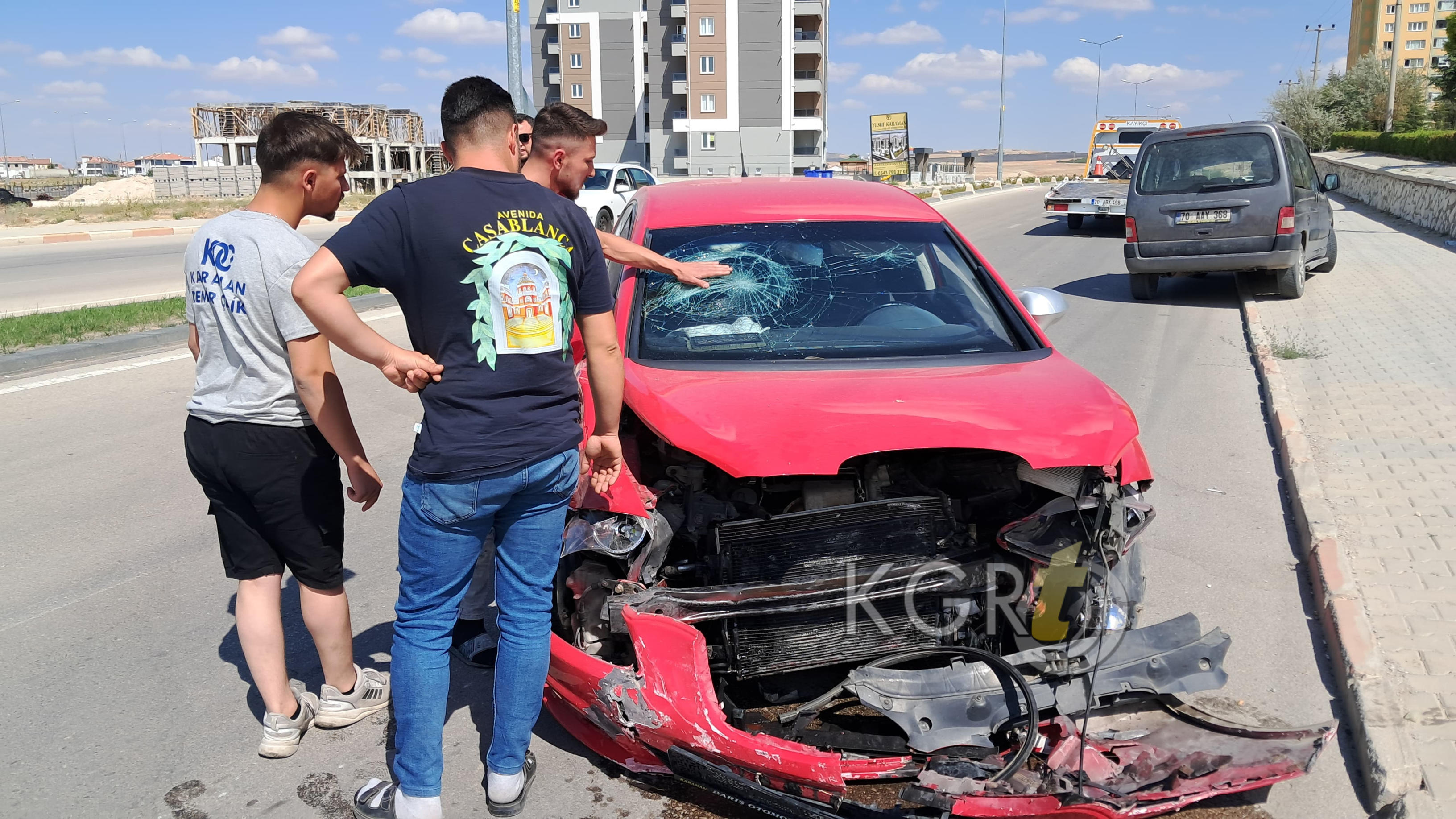 Karamanda Otomobiller Carpisti 1I Cocuk 3 Yarali3