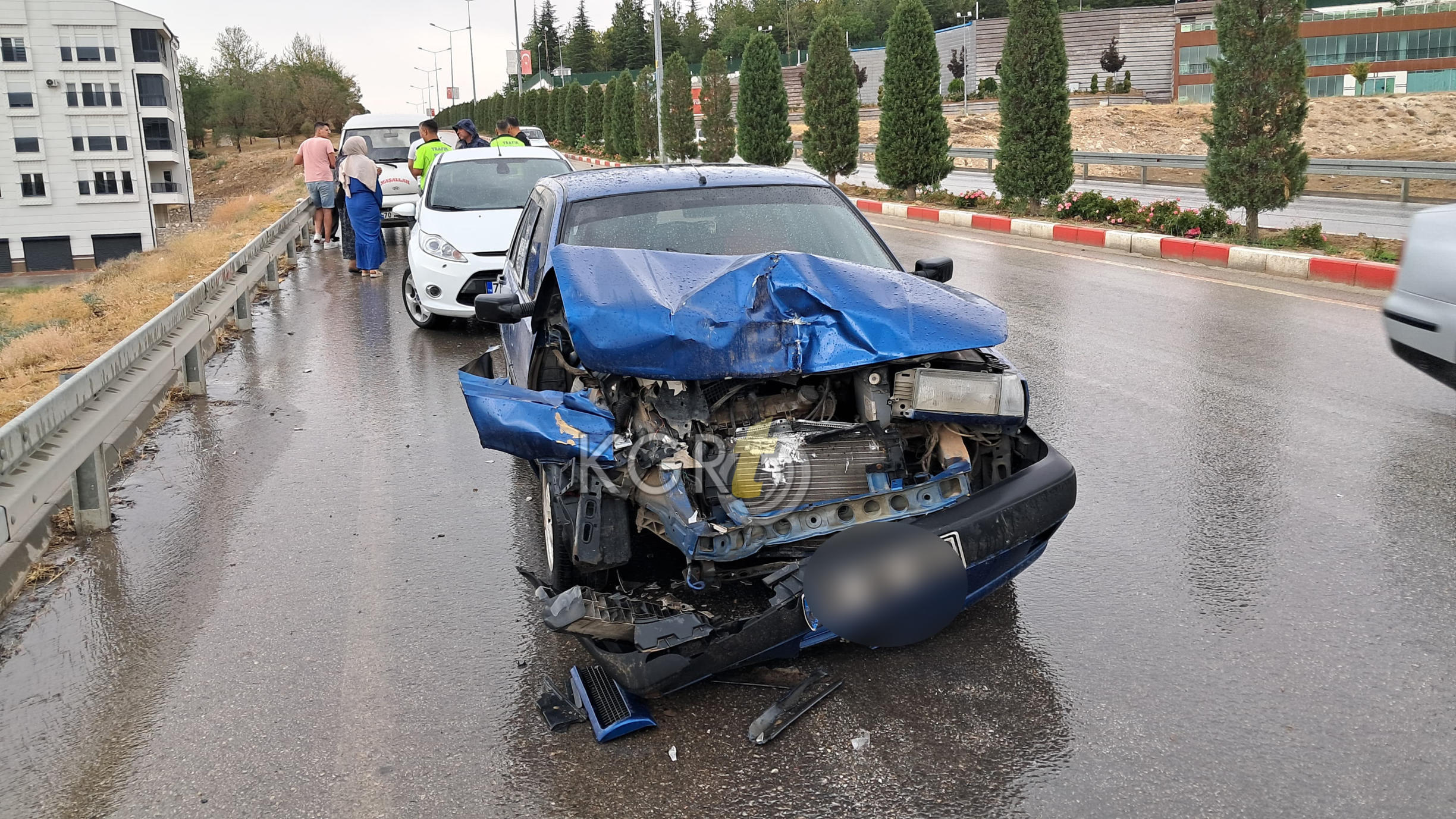 Karamanda Yagisli Hava Kazayi Getirdi2