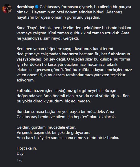 Kerem Demirbaydangalatasaraya Veda (3)