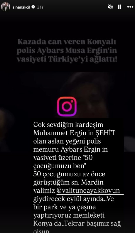 Sinan Akcil Ve Eski Karaman Valisi Tuncay Akkoyun Konyali Gencin Vasiyetini Yerine Getirecek (1)