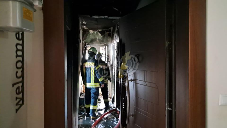 Karamanda 4Tokide 7Nci Kattaki Daire Alevlere Teslim Oldu1