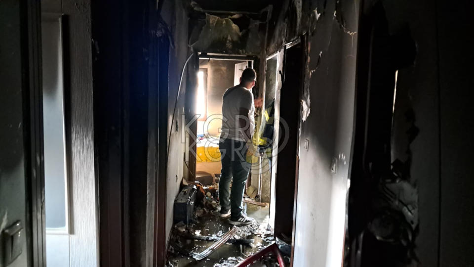 Karamanda 4Tokide 7Nci Kattaki Daire Alevlere Teslim Oldu5