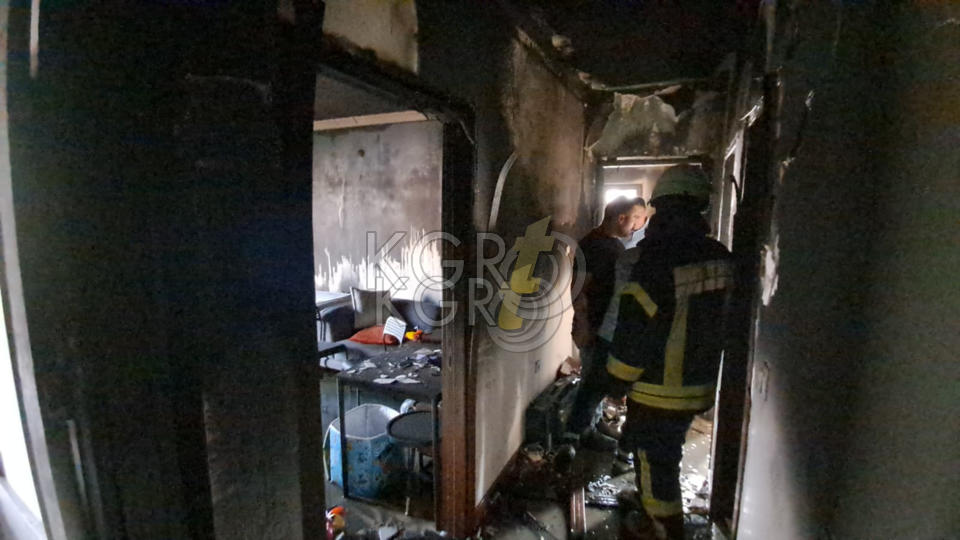 Karamanda 4Tokide 7Nci Kattaki Daire Alevlere Teslim Oldu7