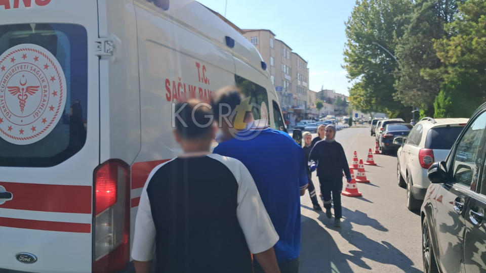 Karamanda Belediye Onunde Motosiklet Kazasi 1 Yarali2