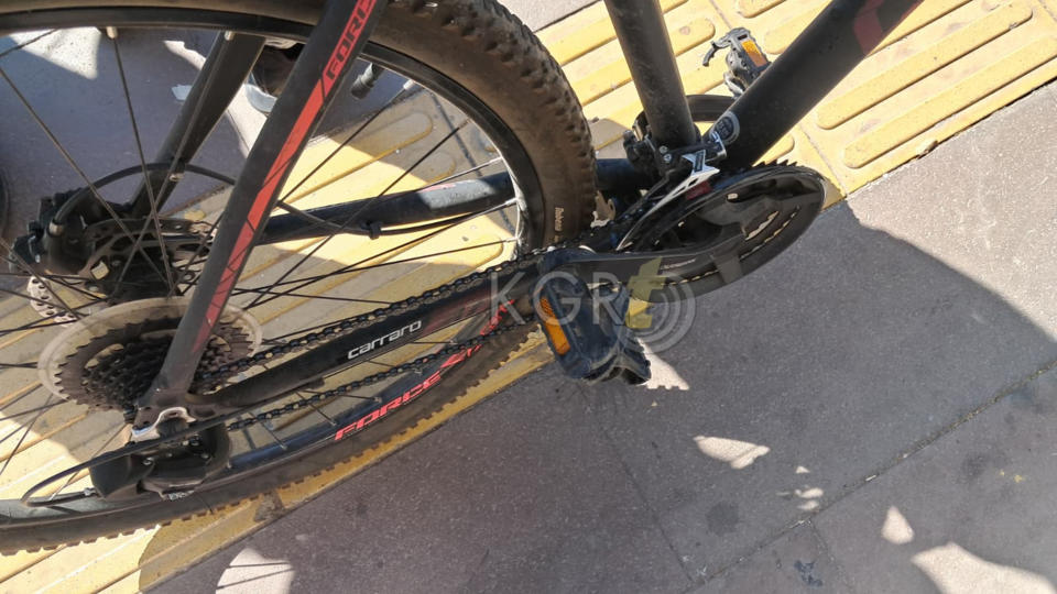 Karamanda Bisikletle Otomobil Carpisti3