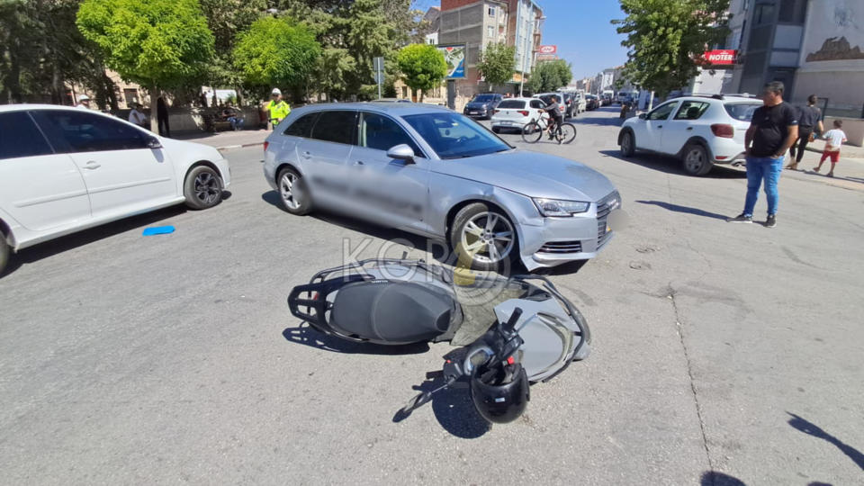 Karamanda Gurbetci Ile Carpisan Motosikletli Yaralandi5