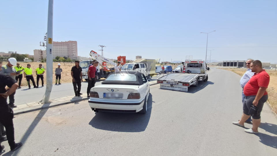 Karamanda Kontrolden Cikan Arac Aydinlatma Diregine Carpti4