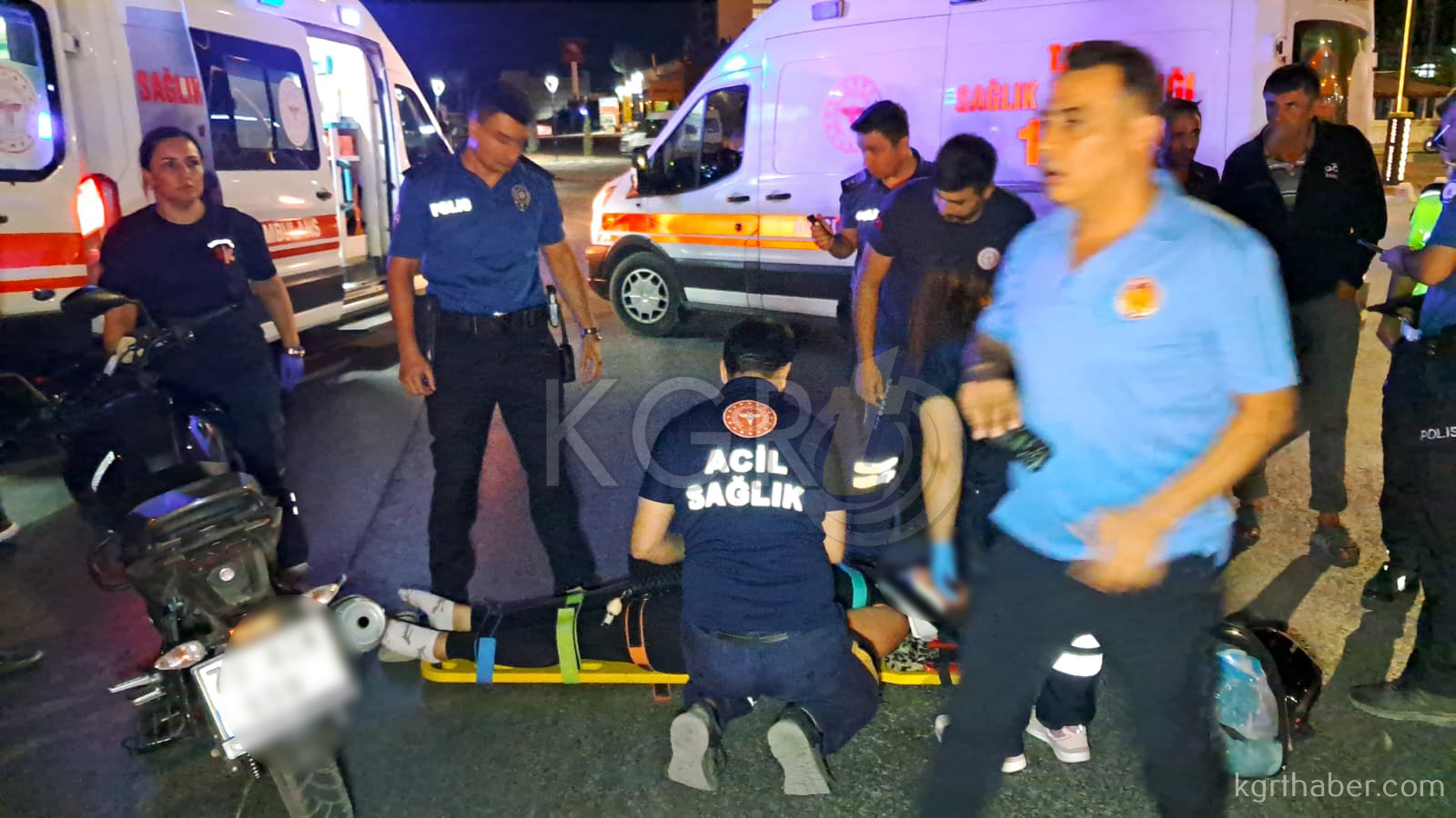 Karamanda Motosikletle Carpisan Otomobil Kaza Yerinden Kacti 1 Yarali6