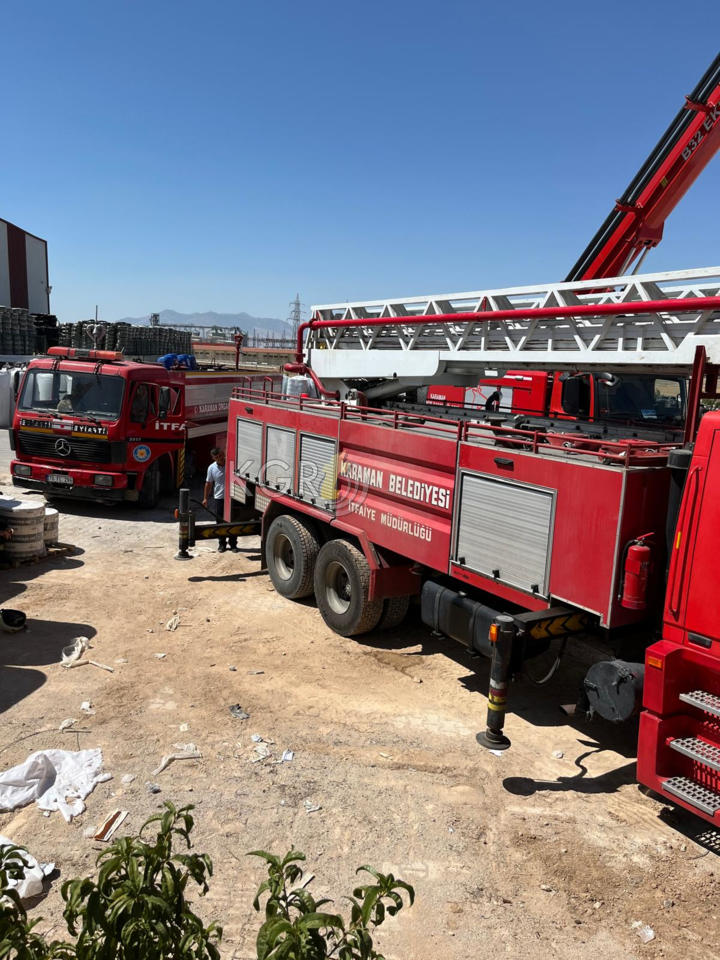 Karamanda Osbde Mobilya Fabrikasinda Yangin 40 Ton Mdf Tozu Zarar Gordu3