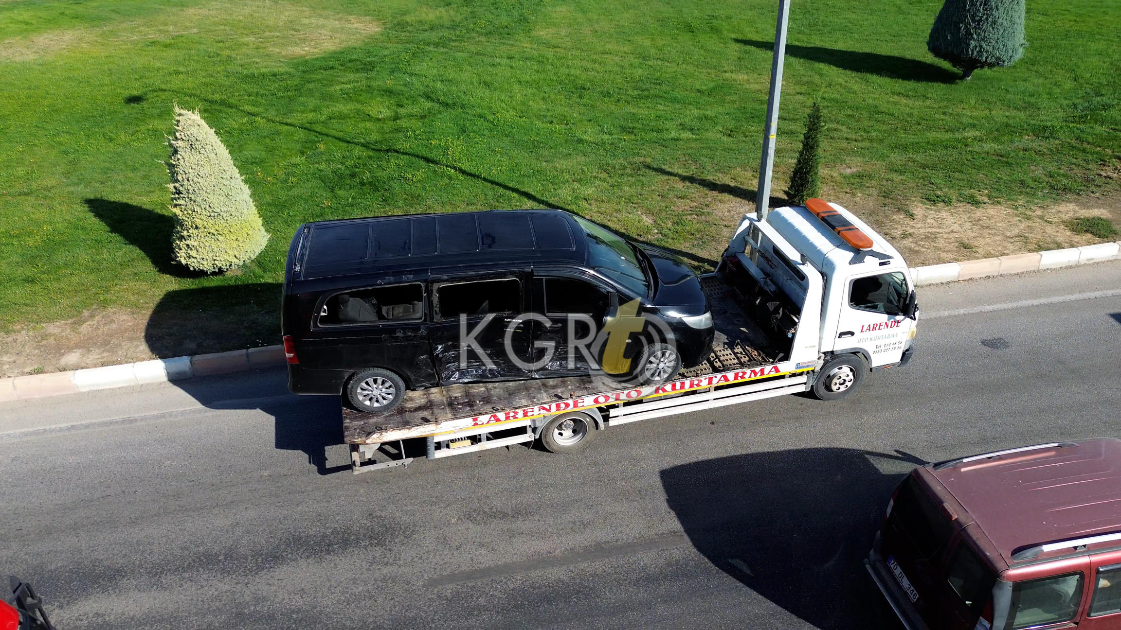 Karaman’da Otomobil Ile Vi̇p Minibüs Çarpıştı 6’Sı Rus, 8 Yaralı5