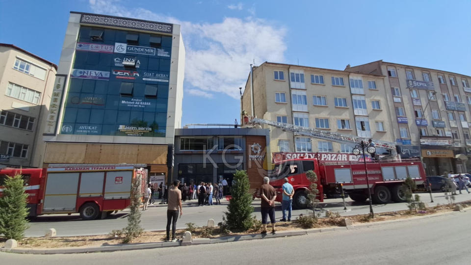 Karamanda Restoran Bacasindaki Yanginda Faciadan Donuldu14