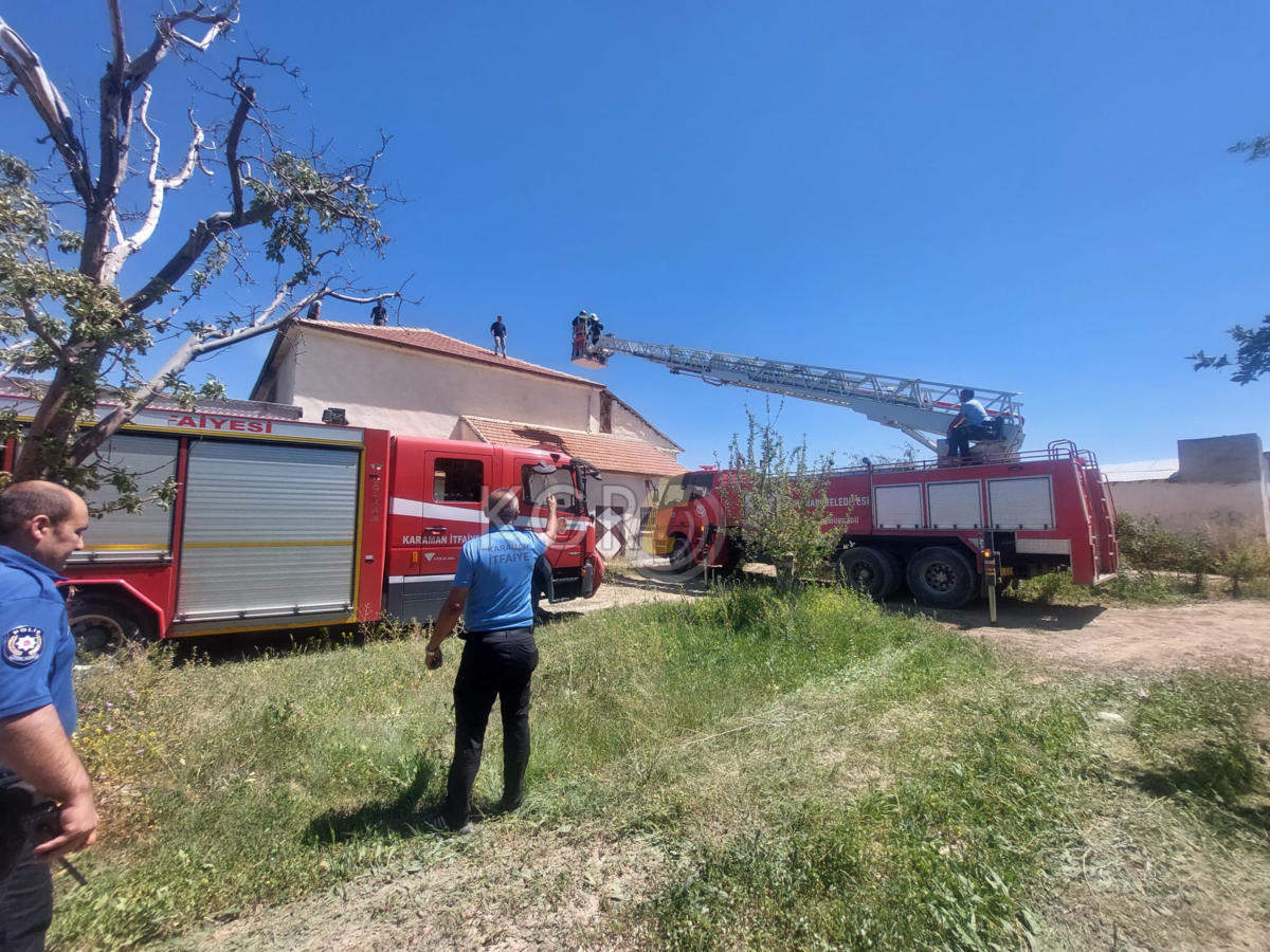 Karamanda Tutusan Tahtalar Catiyi Yakti10
