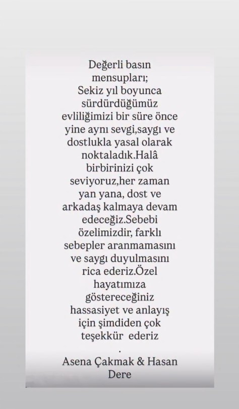 8 Yillik Evlilik Sona Erdi Asena Ve Hasan Dere Bosandi4