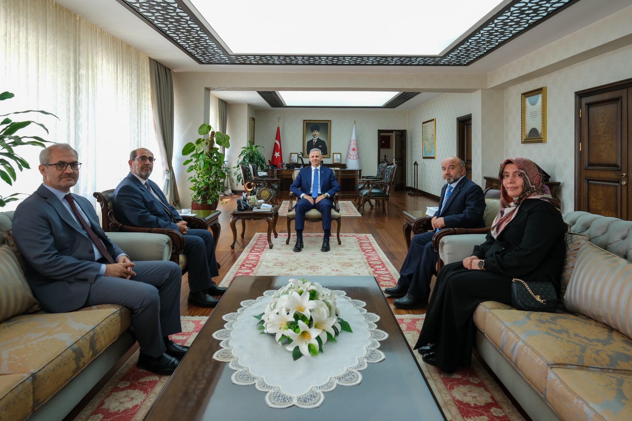 Karaman Muftulugunden Vali Cicekliye Ziyaret1