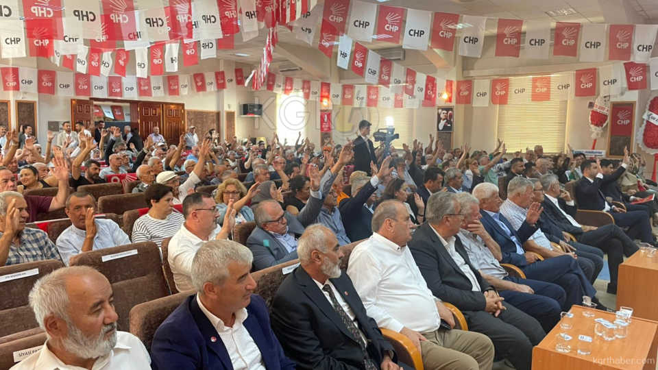 Karamanda Chp Kongresi Sorunsuz Bitti Mustafa Mut Guven Tazeledi3