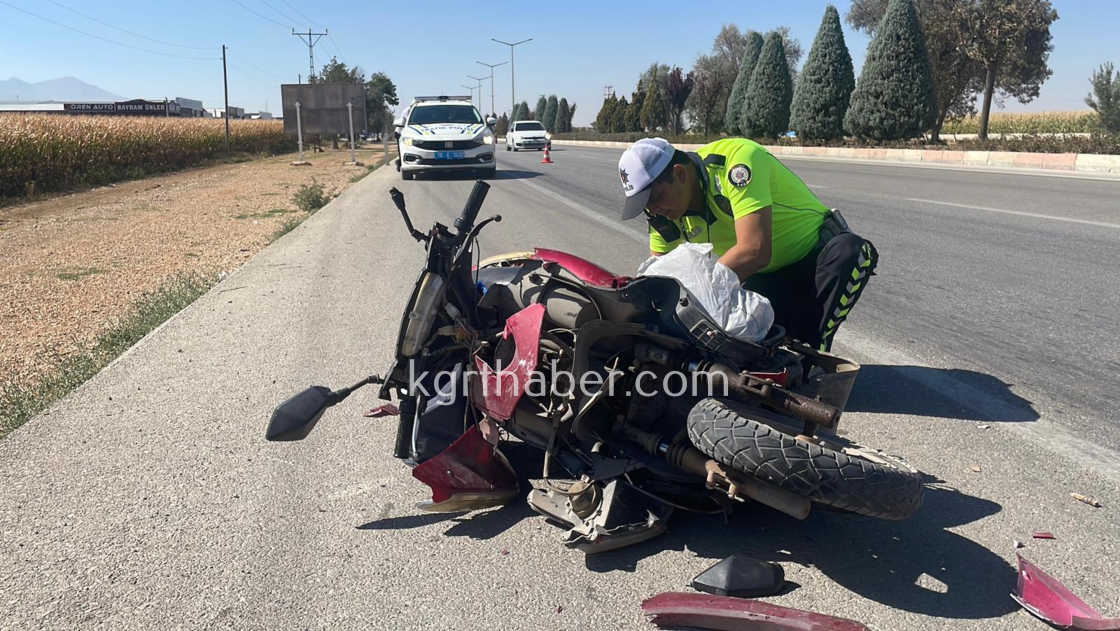 Karamanda Elektrikli Bisiklet Pikapa Carpti 1 Yarali6