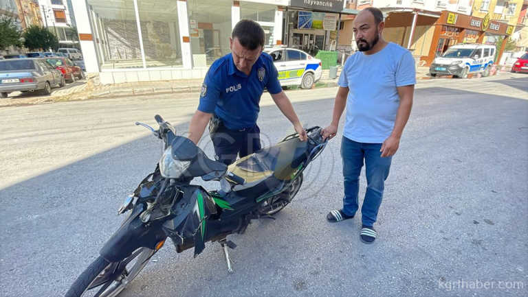 Karamanda Elektrikli Bisiklet Surucusu Olumden Dondu Kaza Ani Kamerada4