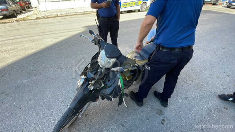 Karamanda Elektrikli Bisiklet Surucusu Olumden Dondu Kaza Ani Kamerada7