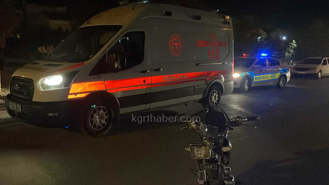 Karamanda Elektrikli Bisikletle Motosiklet Carpisti 1 Yarali1