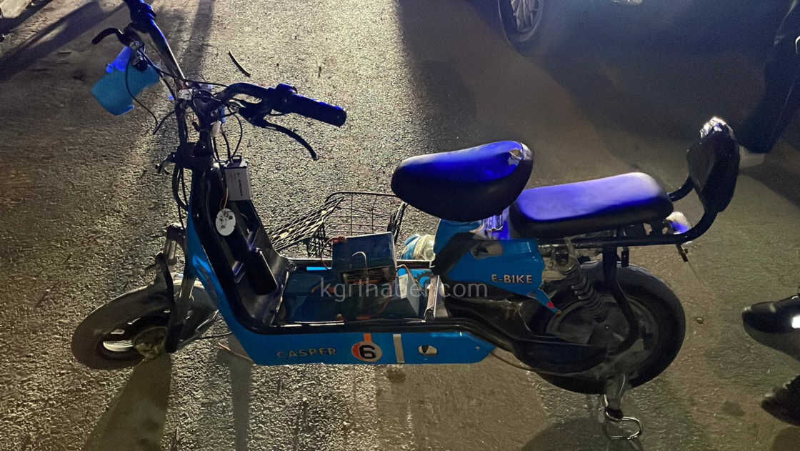 Karamanda Elektrikli Bisikletle Motosiklet Carpisti 1 Yarali4
