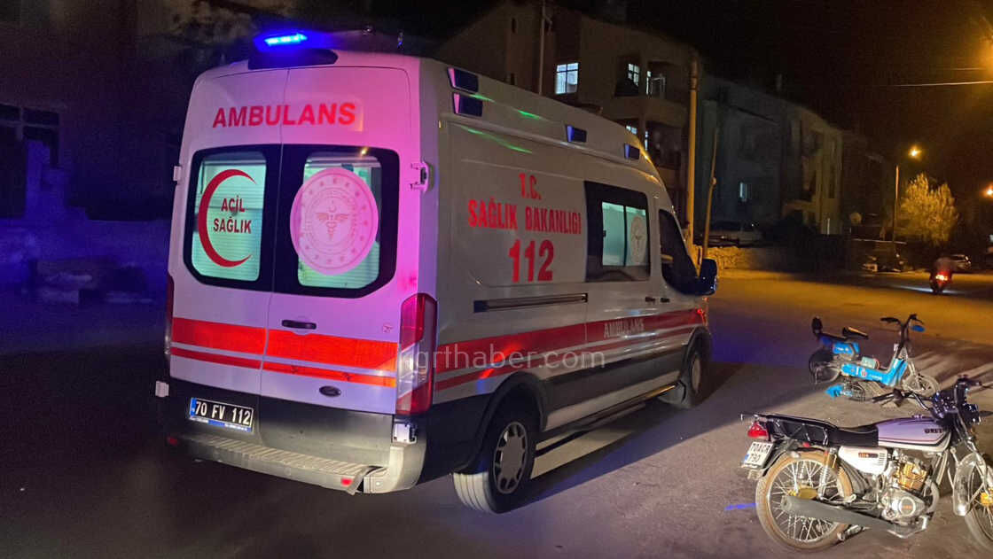 Karamanda Elektrikli Bisikletle Motosiklet Carpisti 1 Yarali7