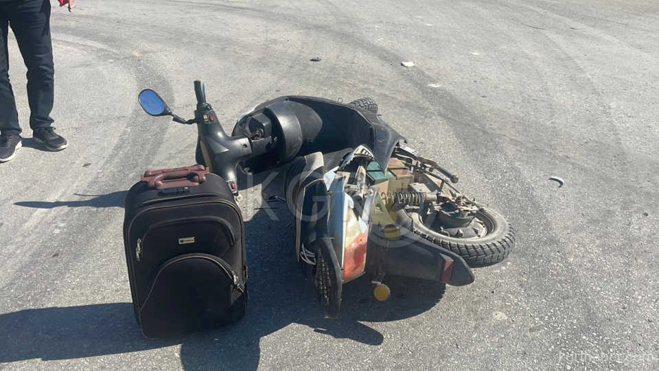 Karamanda Hafif Ticari Aracla Elektrikli Bisiklet Carpisti1