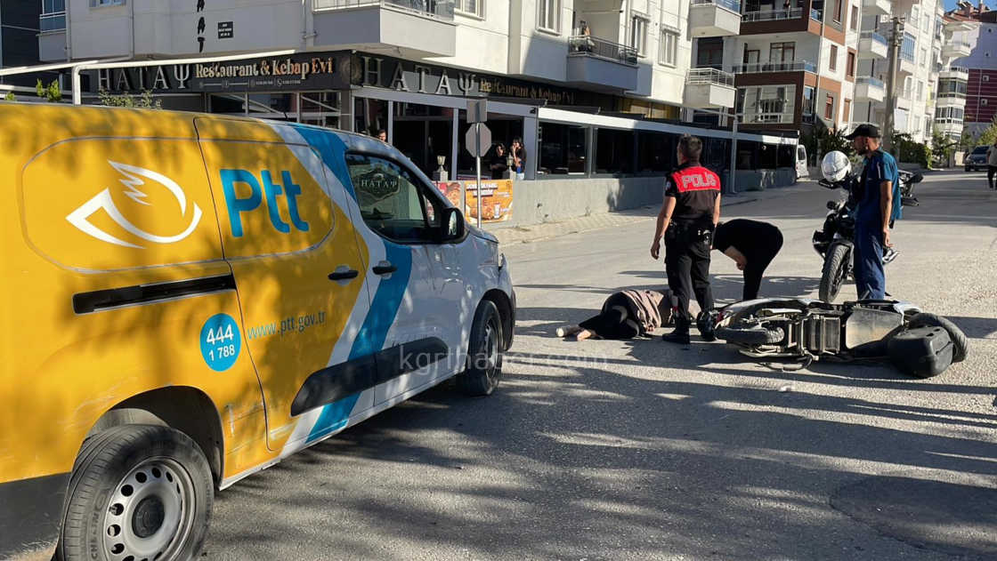 Karamanda Kargo Araciyla Elektrikli Bisiklet Carpisti 1 Yarali11