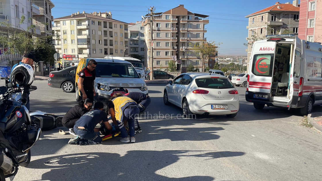 Karamanda Kargo Araciyla Elektrikli Bisiklet Carpisti 1 Yarali12