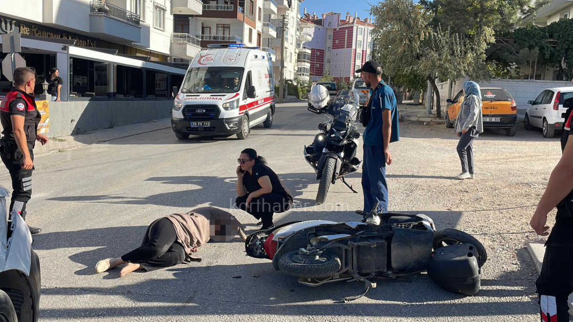 Karamanda Kargo Araciyla Elektrikli Bisiklet Carpisti 1 Yarali3