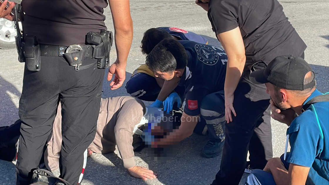 Karamanda Kargo Araciyla Elektrikli Bisiklet Carpisti 1 Yarali4