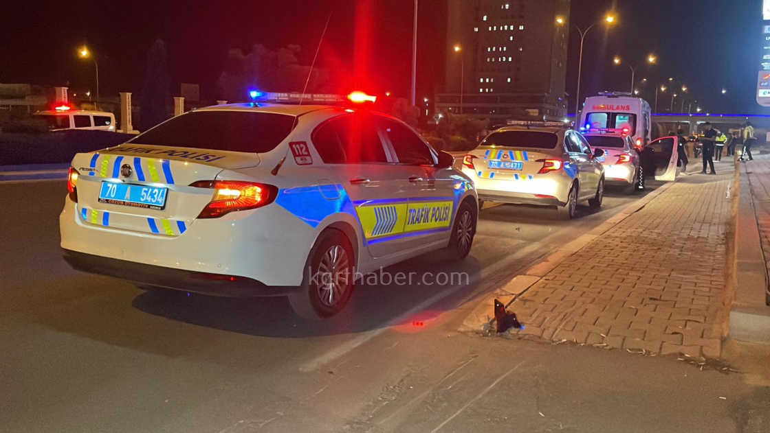 Karamanda Motosiklet 150 Metre Suruklendi Ucuz Atlattilar11