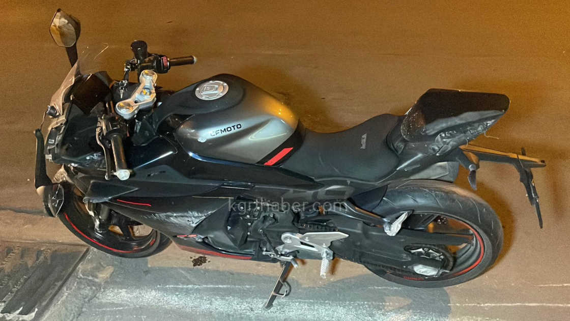 Karamanda Motosiklet 150 Metre Suruklendi Ucuz Atlattilar8