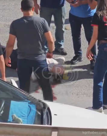 Karamanda Motosiklet Yasli Adama Carpti 1I Agir 2 Yarali0