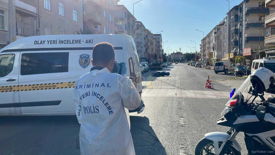 Karamanda Motosiklet Yasli Adama Carpti 1I Agir 2 Yarali14