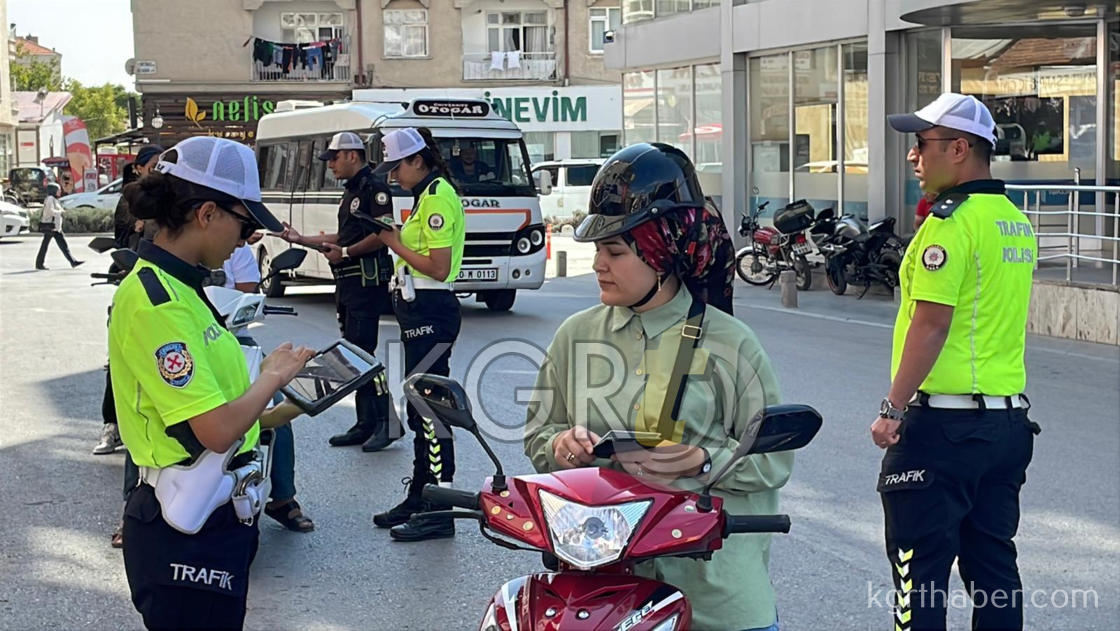 Karamanda Motosikletlere 152 Bin Lira Ceza11