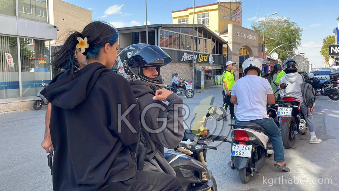 Karamanda Motosikletlere 152 Bin Lira Ceza9