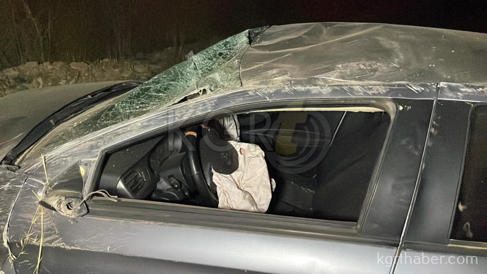 Karamanda Olumden Donduler Tarlaya Takla Atti4