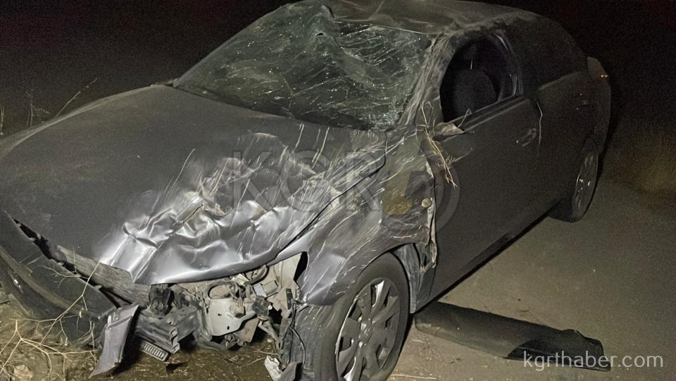 Karamanda Olumden Donduler Tarlaya Takla Atti5