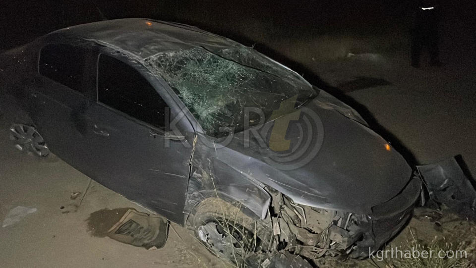 Karamanda Olumden Donduler Tarlaya Takla Atti8