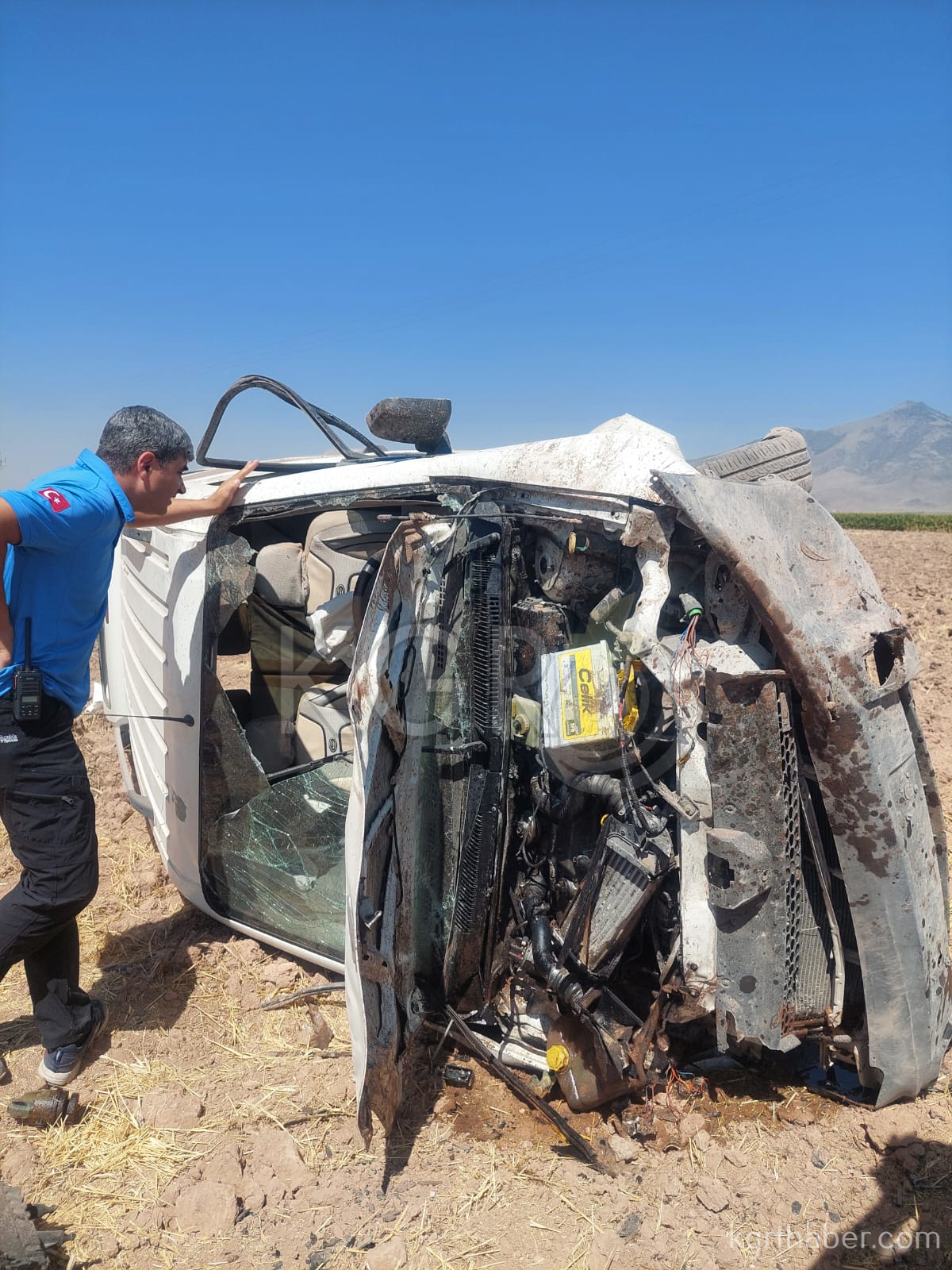 Karamanda Transit Tarlaya Takla Atti 1 Yarali1