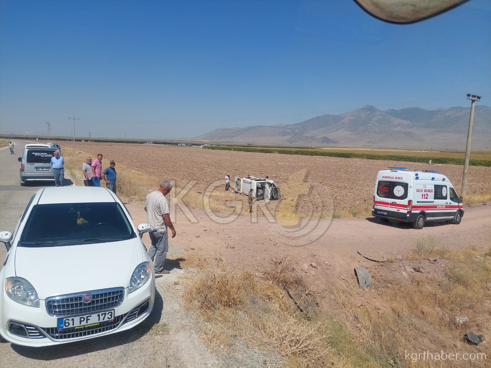 Karamanda Transit Tarlaya Takla Atti 1 Yarali4