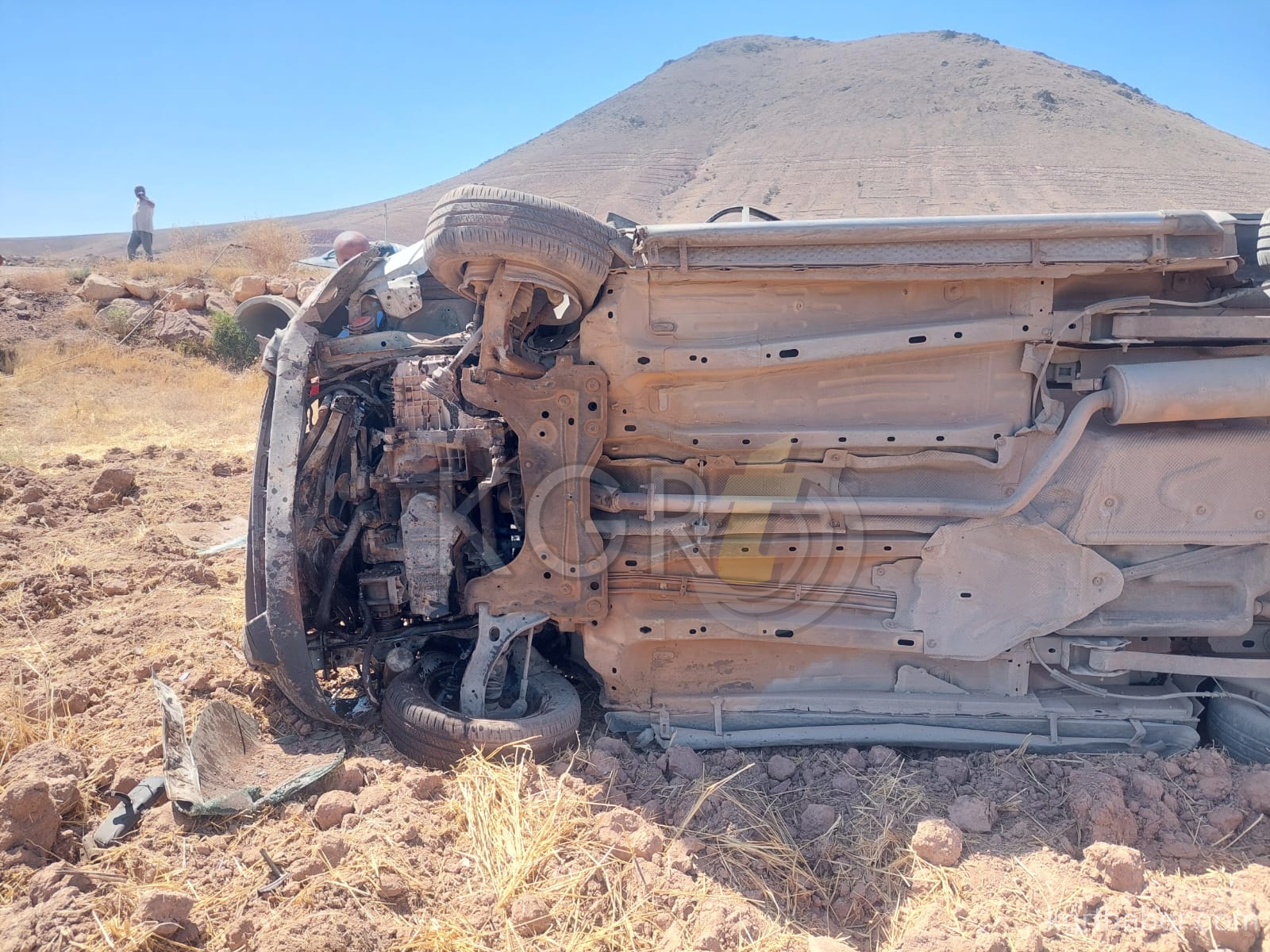 Karamanda Transit Tarlaya Takla Atti 1 Yarali8